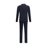 Dsquared² Black Fleece Wool Two-Piece Suit